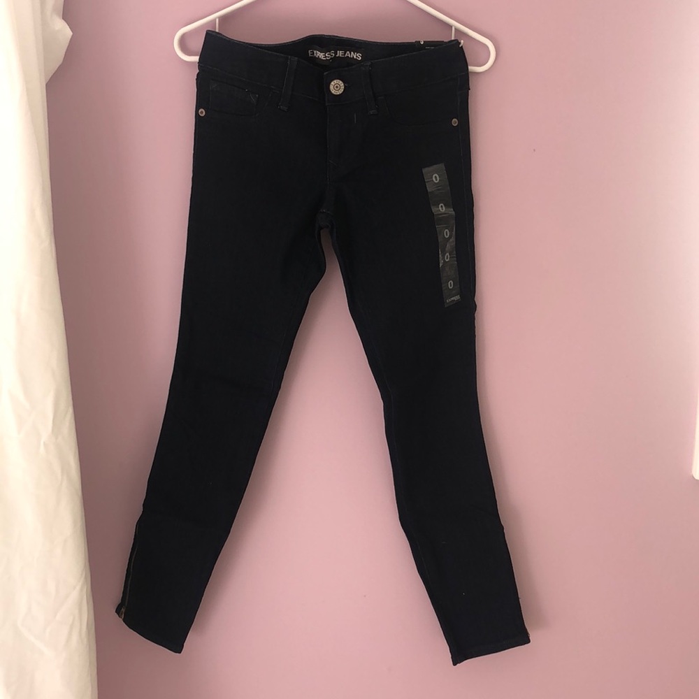 NWT Express Stella ankle low rise jeans